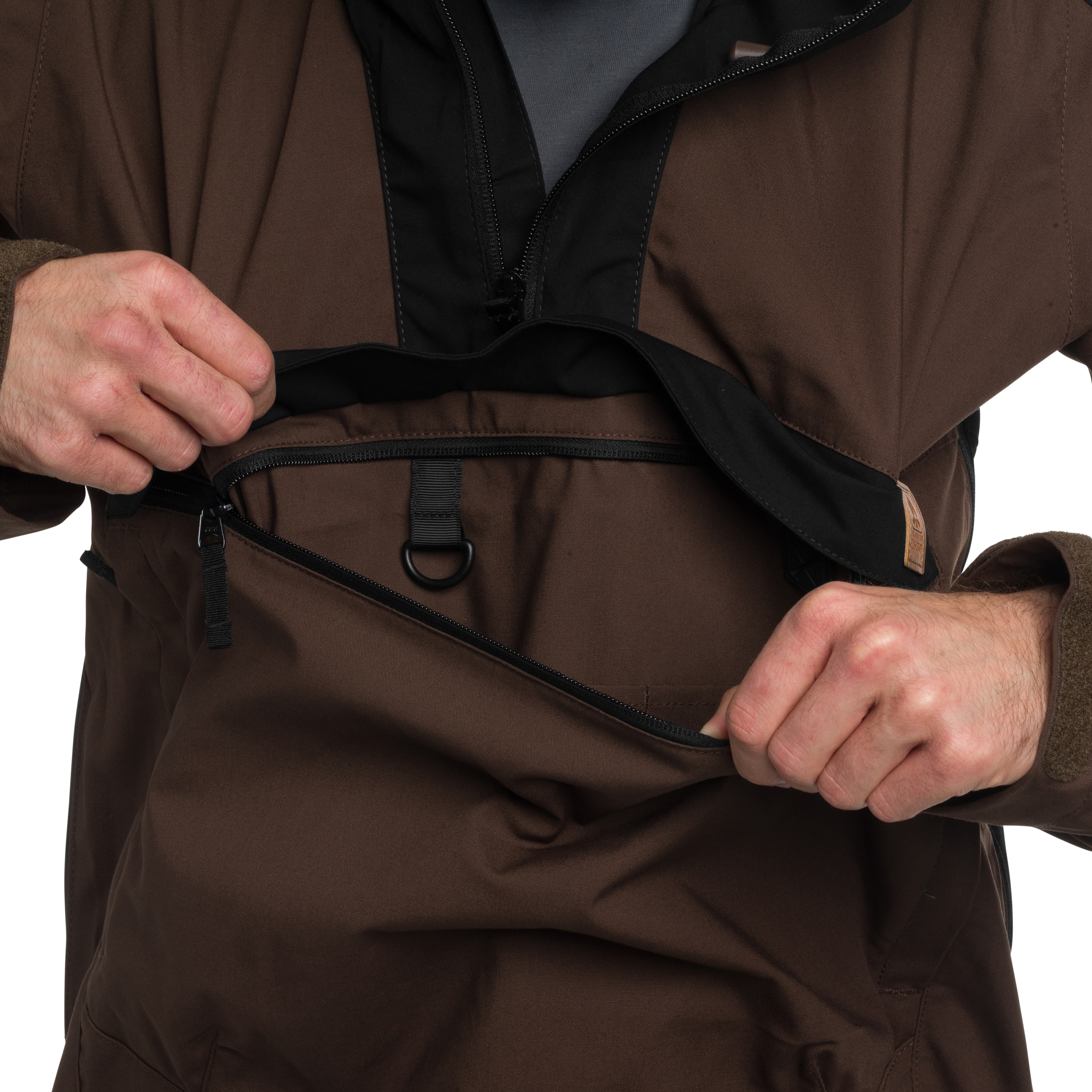 Kurtka Helikon-Tex Woodsman Anorak - Earth Brown/Black