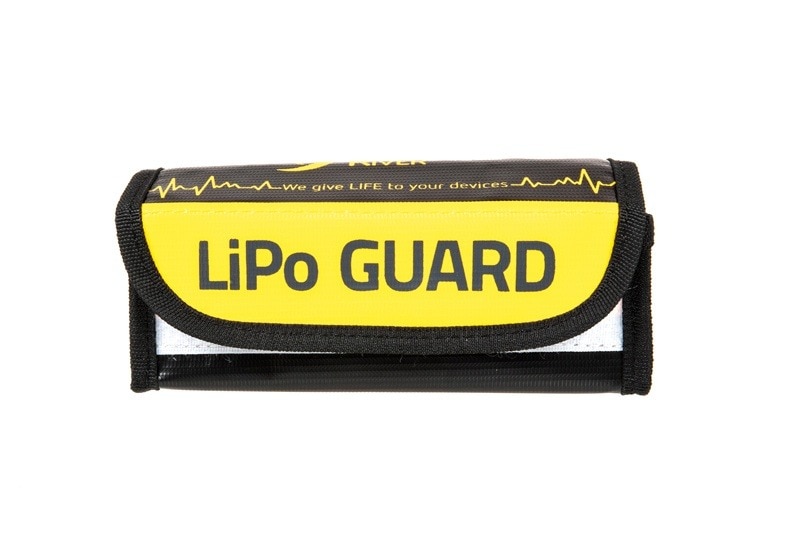 Захисна сумка Electro River для акумулятора Li-Po  - Black/Yellow