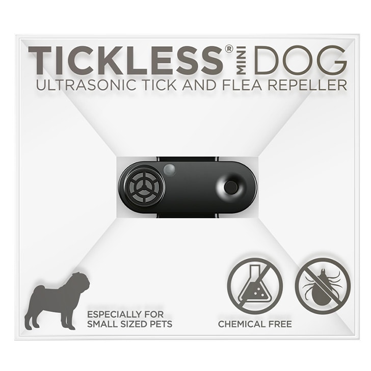 Ultradźwiękowa ochrona przed kleszczami TickLess Pet Mini - dla zwierząt - Black