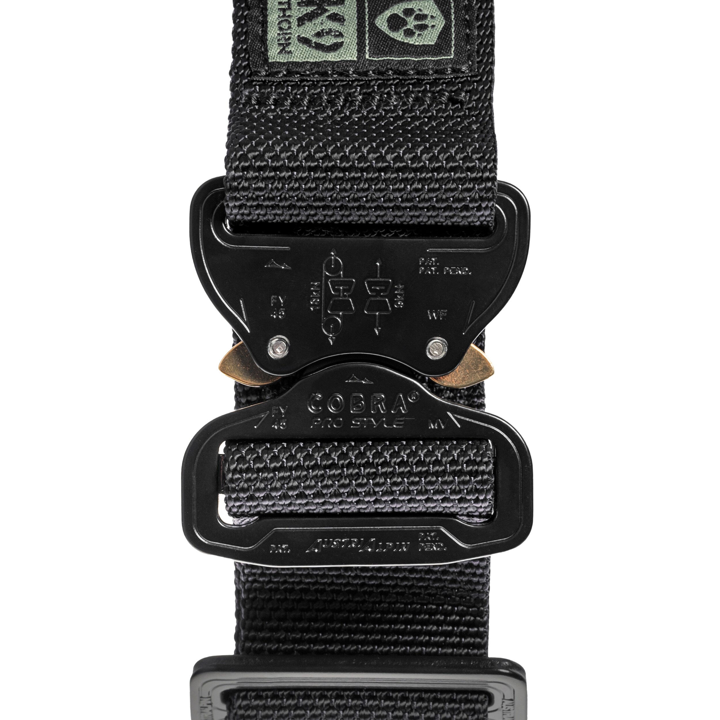 Obroża taktyczna dla psa K9 Thorn Cobra Alpha czarna - duży pies