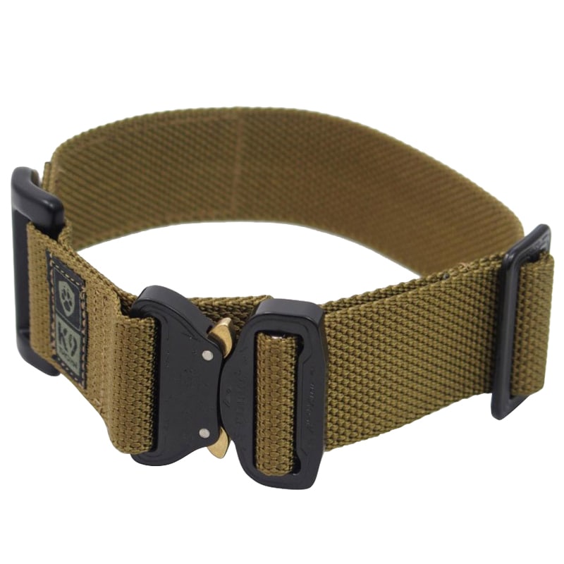 Obroża taktyczna dla psa K9 Thorn Cobra Alpha coyote - duży pies