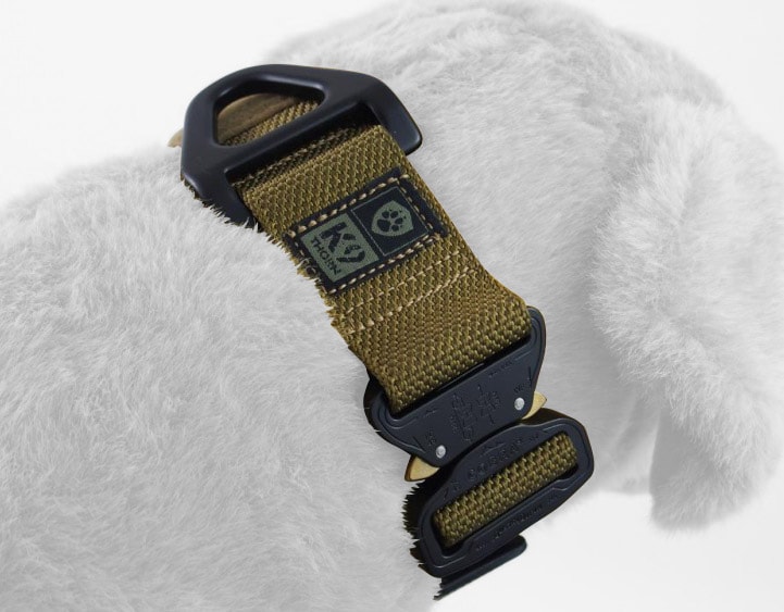 Obroża taktyczna dla psa K9 Thorn Cobra Alpha coyote - duży pies