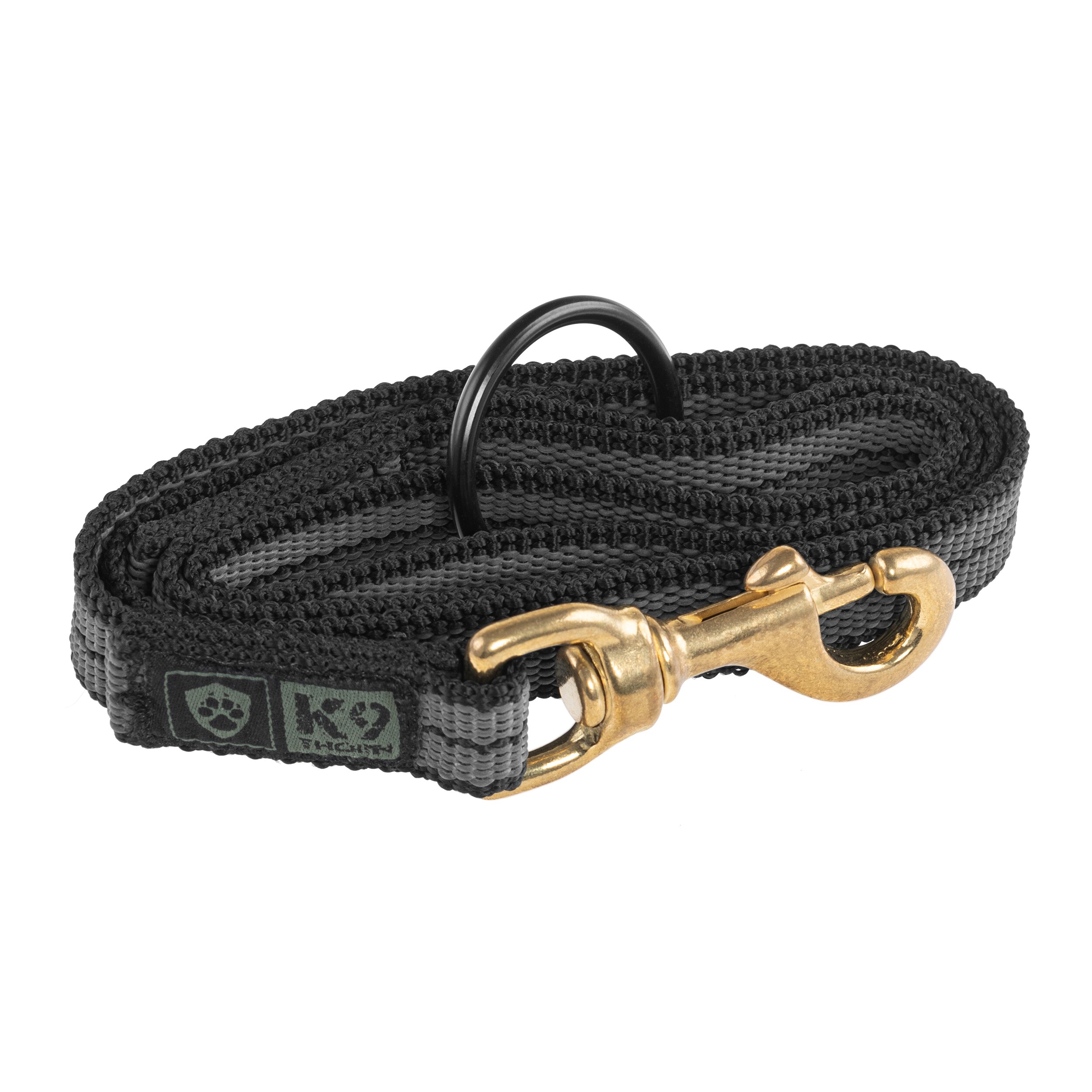Smycz antypoślizgowa K9 Thorn czarna - 100 cm
