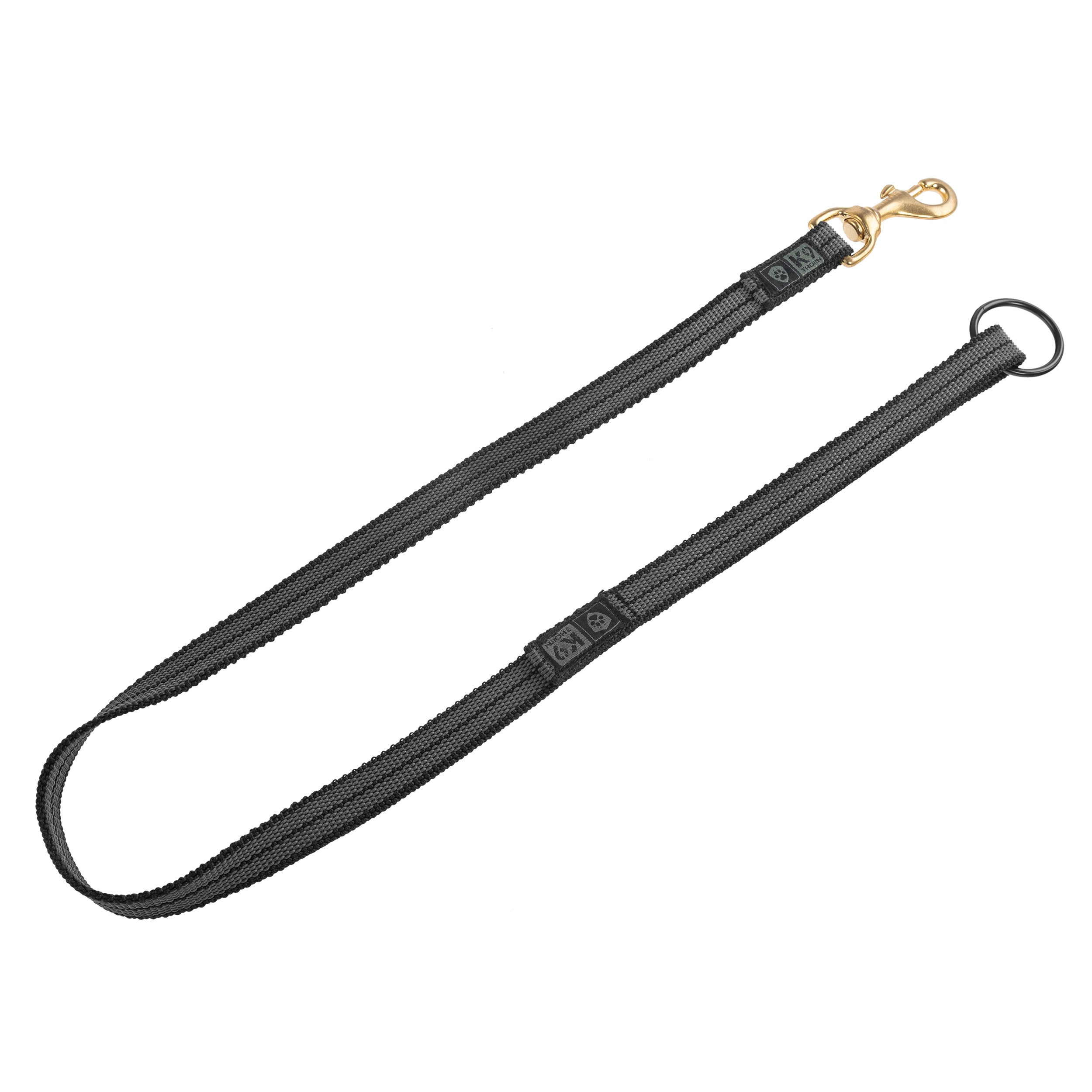 Smycz antypoślizgowa K9 Thorn czarna - 100 cm