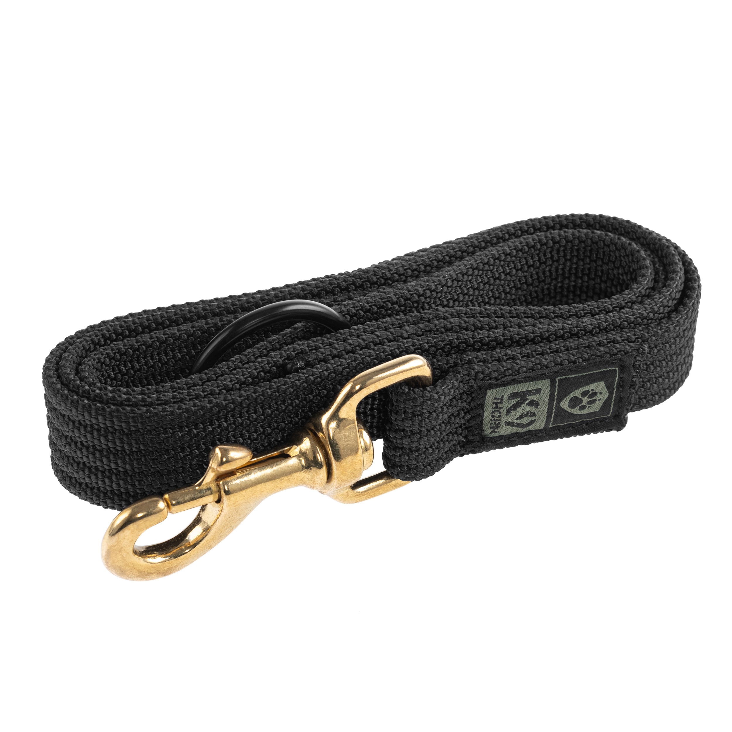 Smycz K9 Thorn z D-ringiem Black - 150 cm