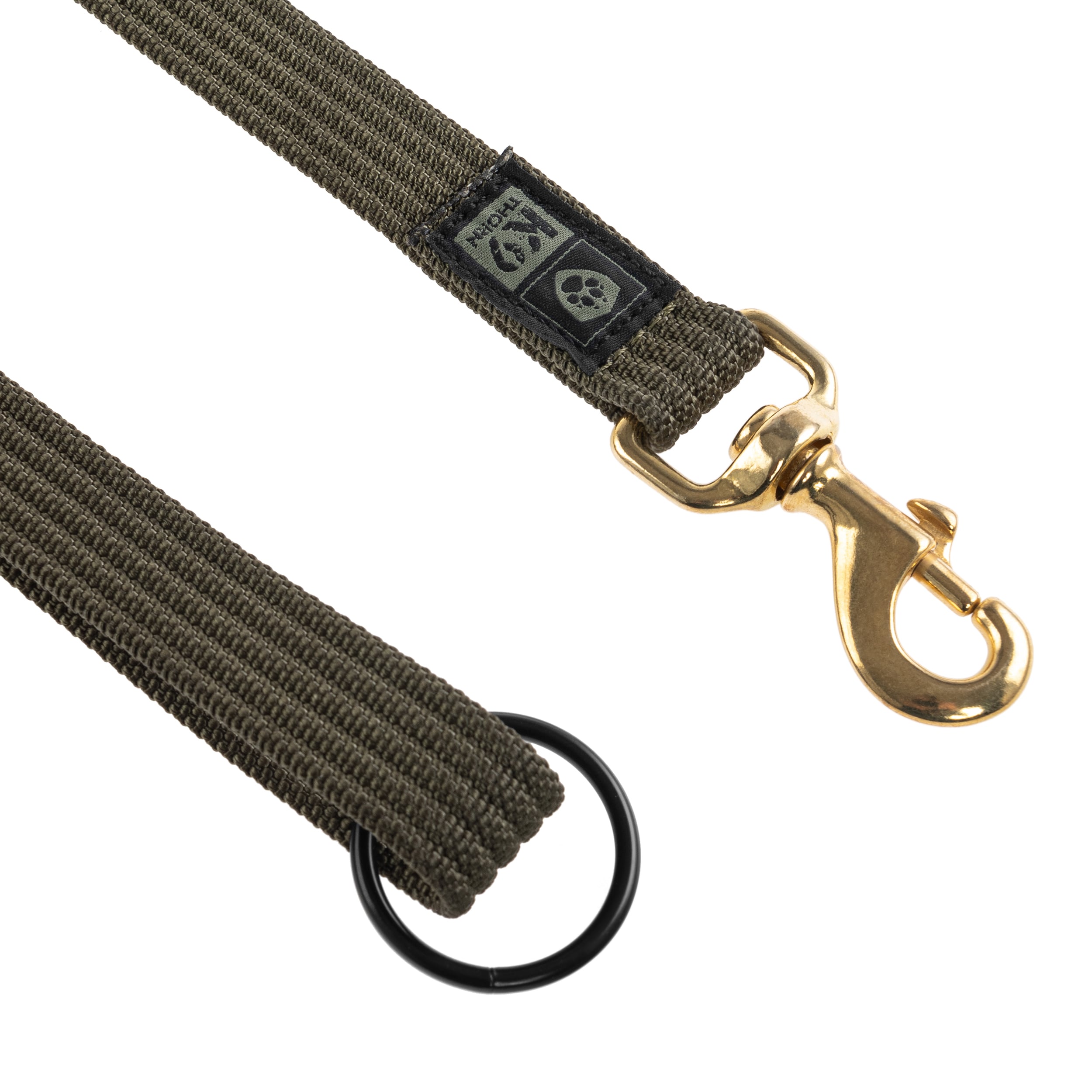 Smycz K9 Thorn z D-ringiem Olive - 200 cm
