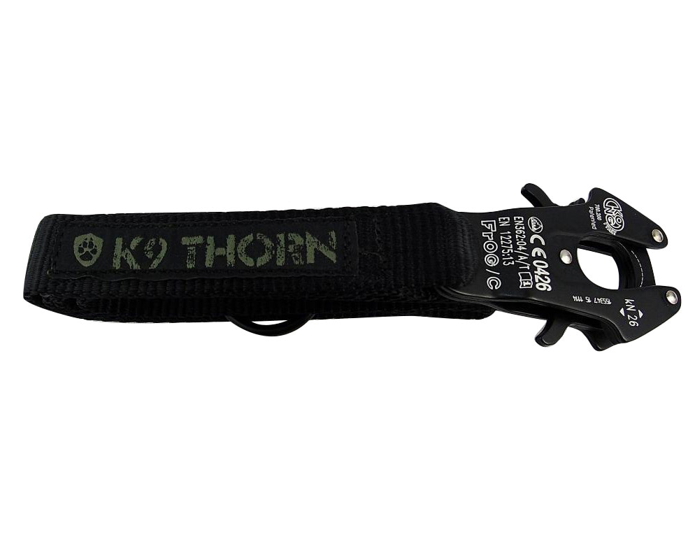 Smycz K9 Thorn Kong Frog Black - 100 cm