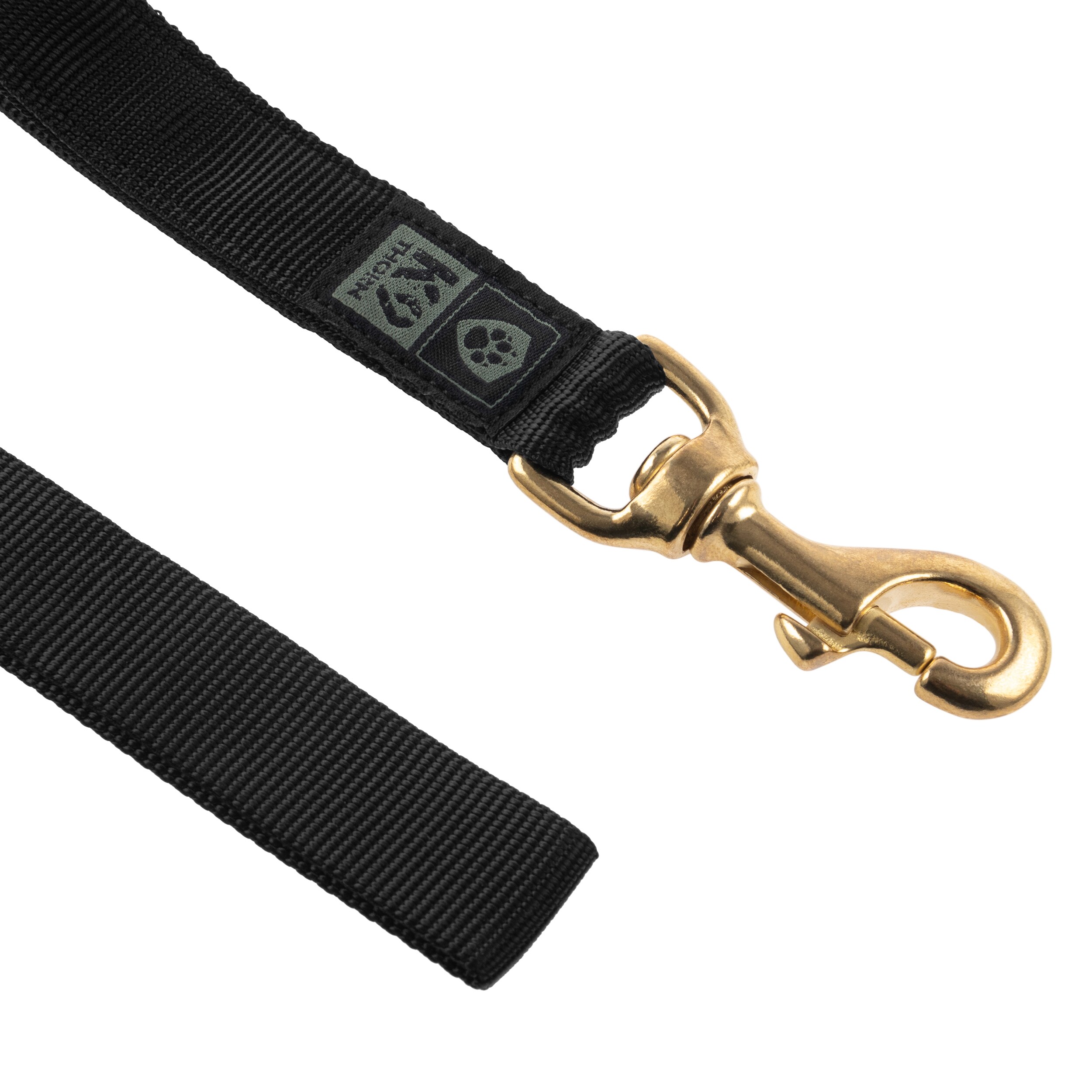 Smycz K9 Thorn z amortyzatorem czarna - 150 cm