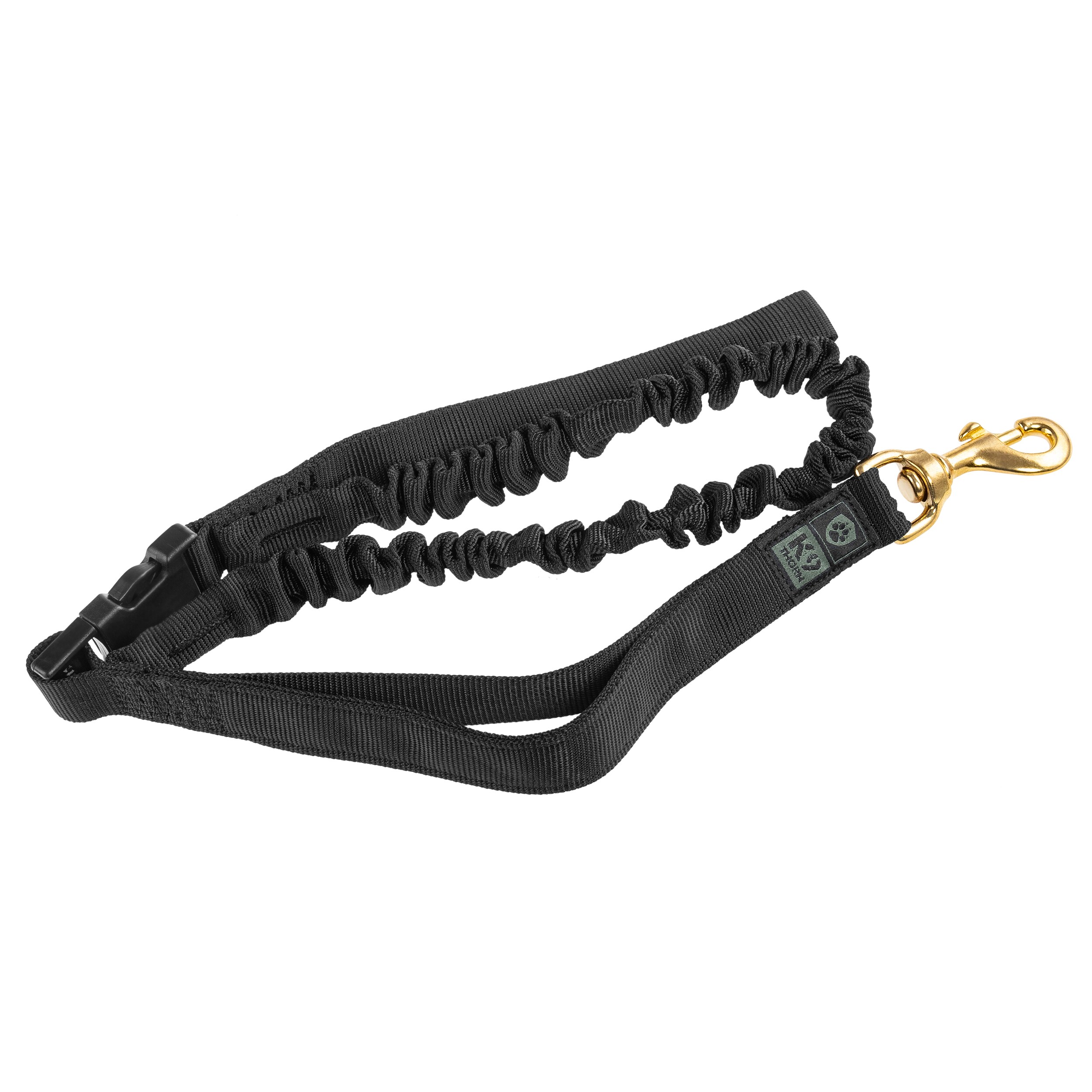 Smycz K9 Thorn z amortyzatorem czarna - 150 cm