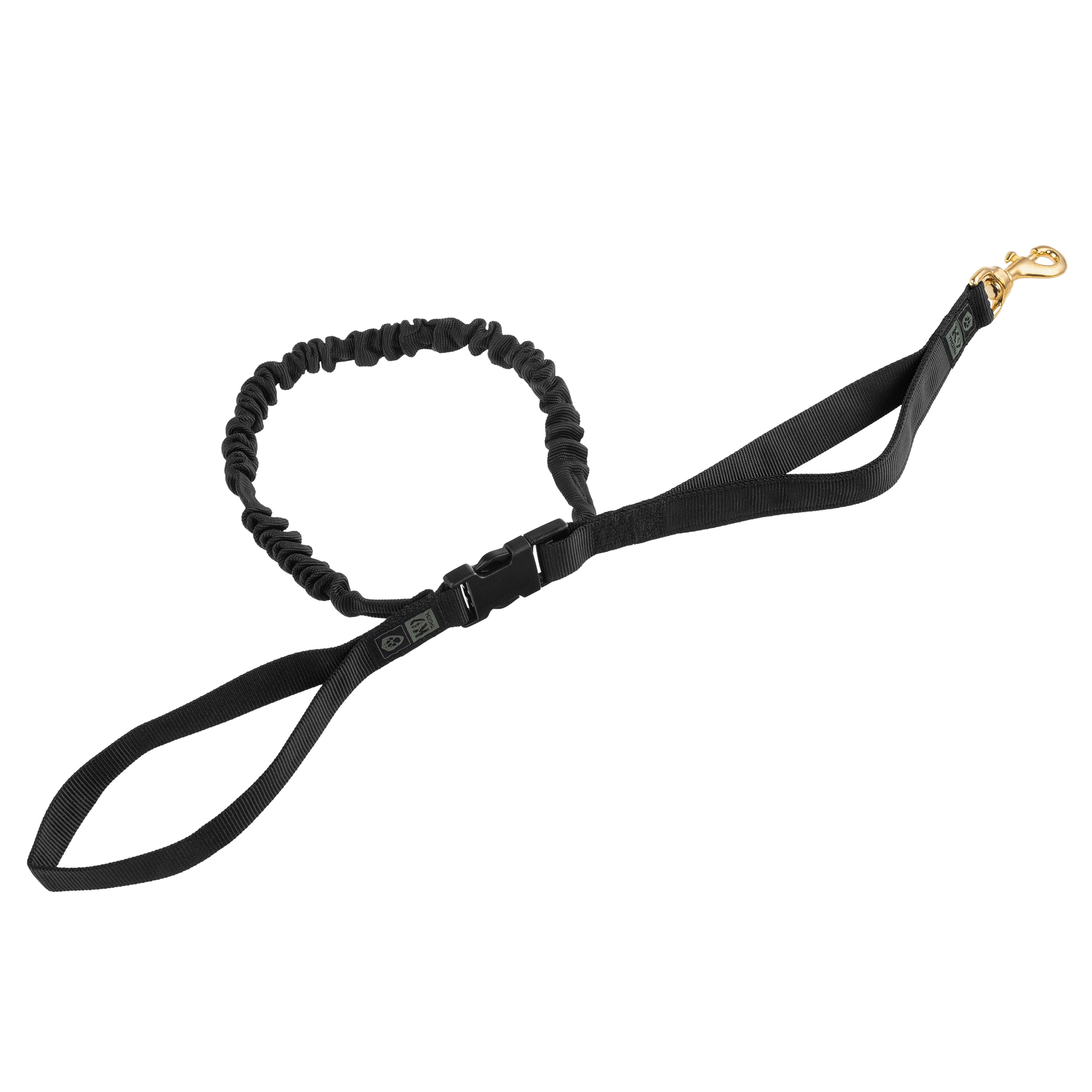 Smycz K9 Thorn z amortyzatorem czarna - 272 cm