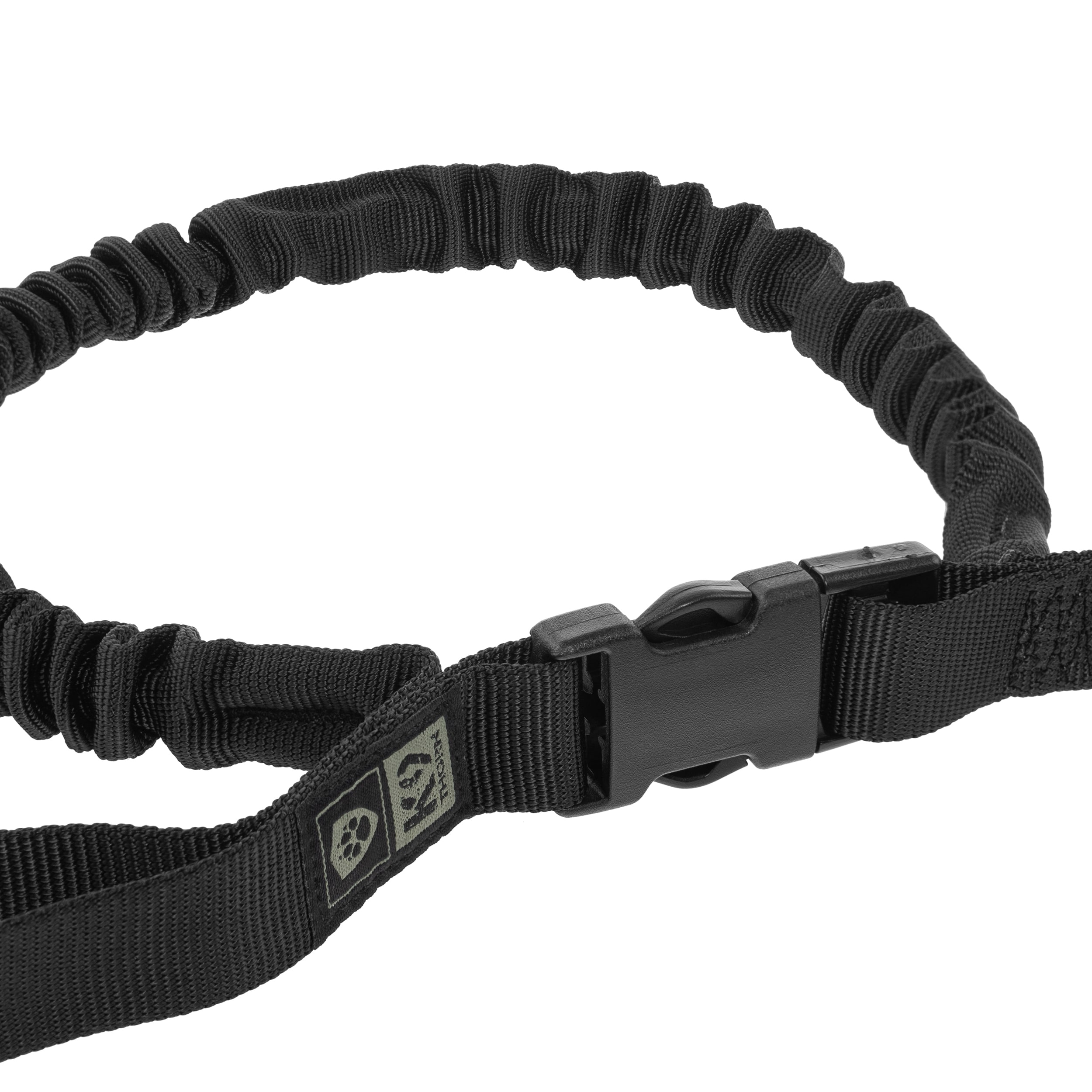 Smycz K9 Thorn Kong Frog z amortyzatorem czarna - 150 cm