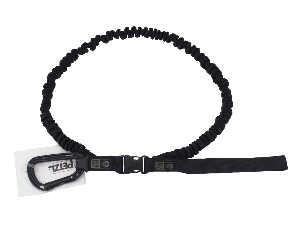 Smycz K9 Thorn Petzl z amortyzatorem Czarna - 272 cm