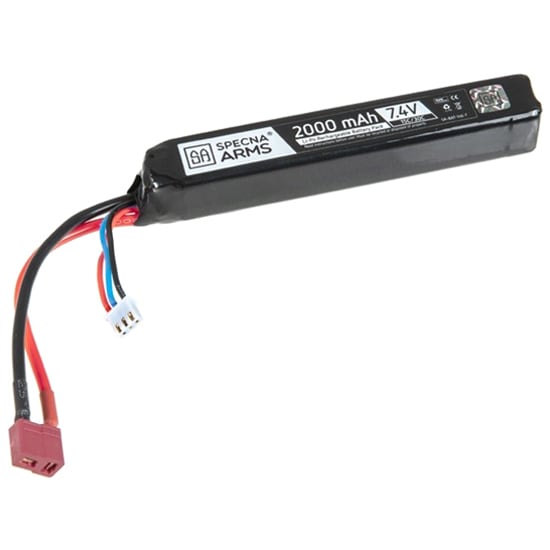 Akumulator ASG Specna Arms Li-Po 7,4V 2000mAh 15/30C - T-Connect