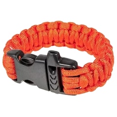 Bransoletka Paracord Element klamra z gwizdkiem - Red