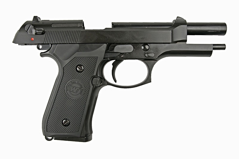 Pistolet GBB WE M92 v.2 LED Box - czarny