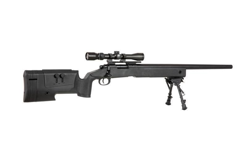 Karabin snajperski ASG Specna Arms SA-S02 CORE z lunetą i dwójnogiem - Black