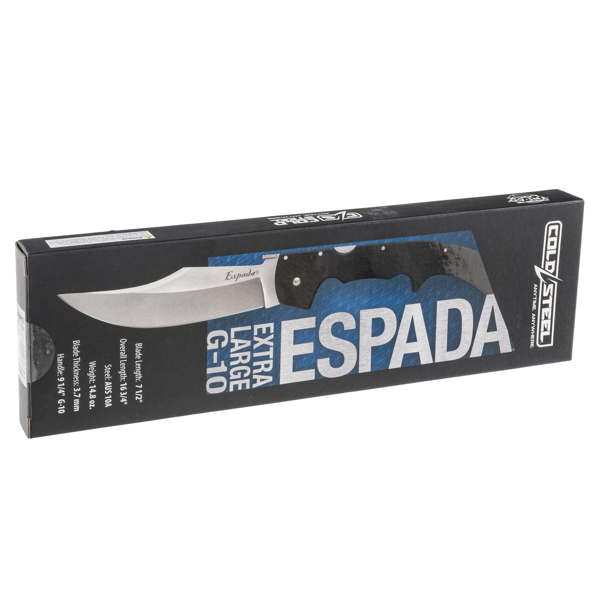 Nóż składany Cold Steel Espada XL G10 AUS-10A - Black