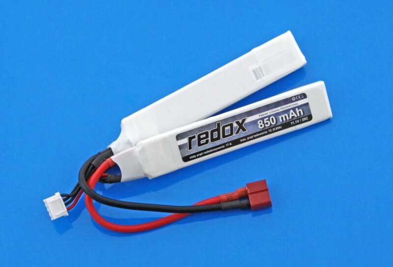 Akumulator Redox LiPo 850 mAh 11,1V 20C [rozdzielony]