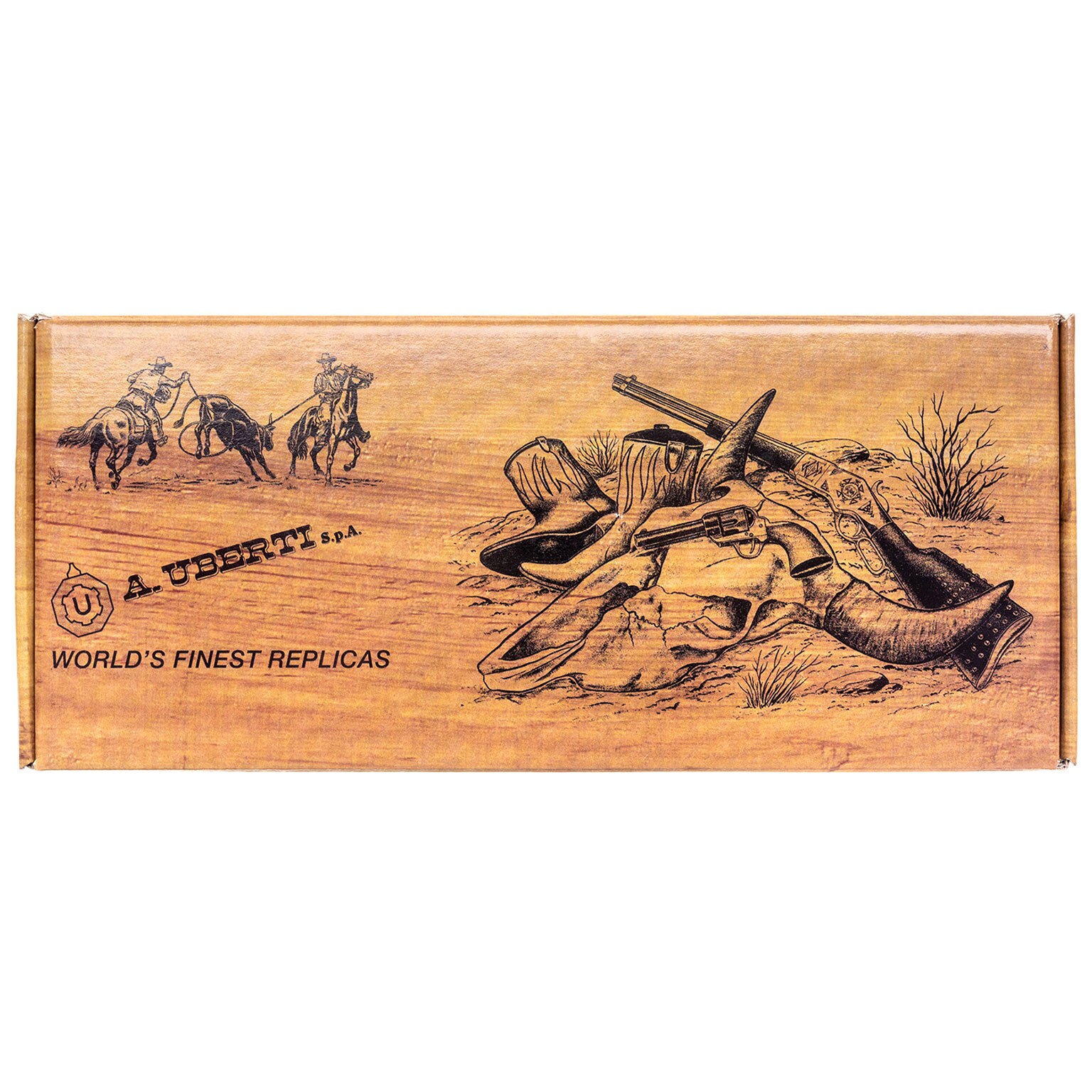 Револьвер на чорному поросі Uberti 1873 Cattleman Thunderer .44 3,5