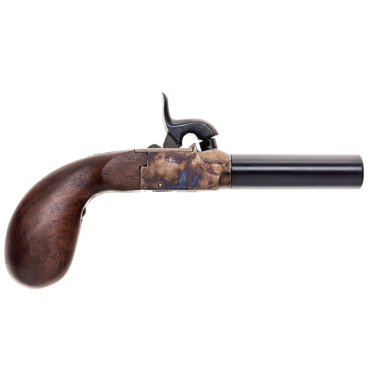 Пістолет на чорному поросі Pedersoli Derringer Liegi .44