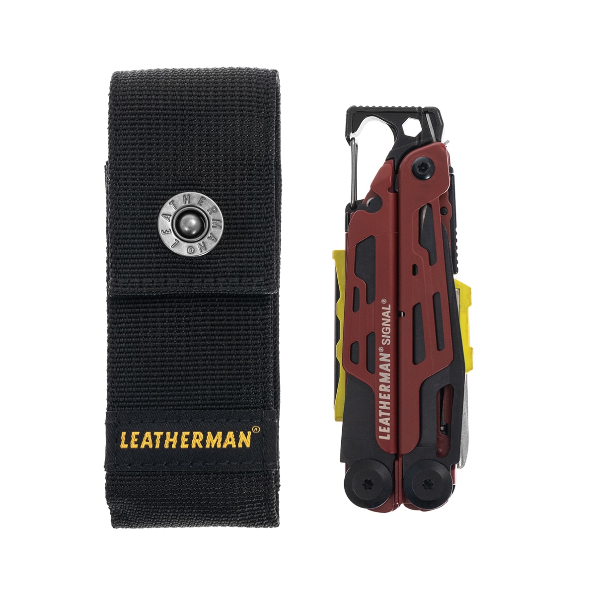 Мультитул Leatherman Signal Crimson з кобурою