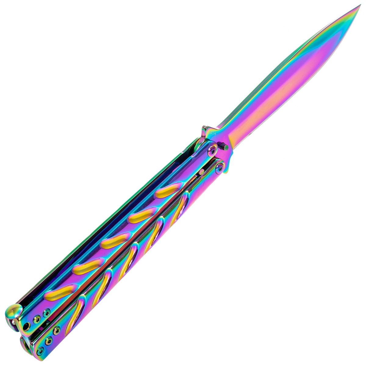 Складаний ніж-метелик Boker Magnum Balisong Rainbow