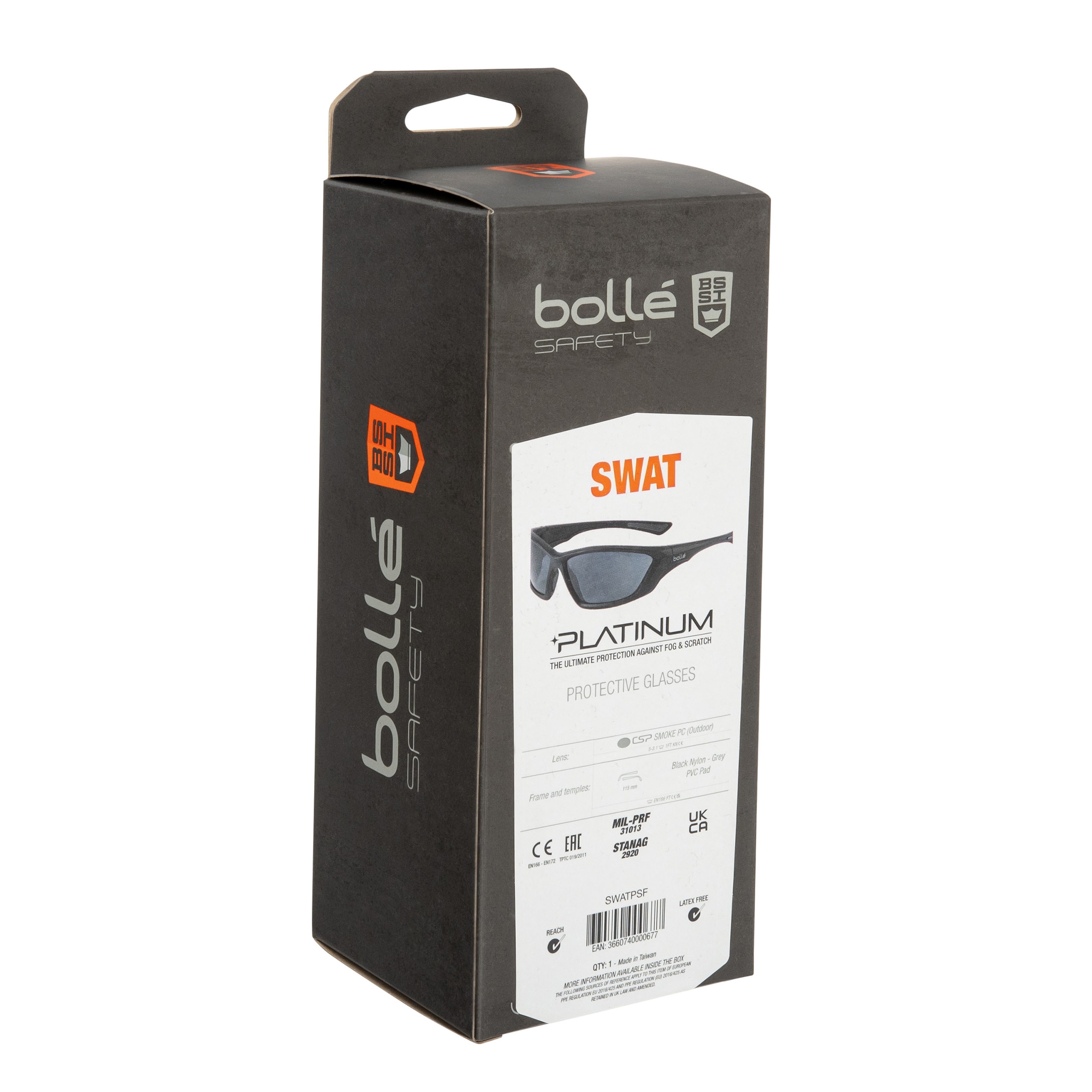 Okulary taktyczne Bolle SWAT Smoke