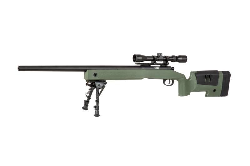Karabin snajperski ASG Specna Arms SA-S02 CORE z lunetą i dwójnogiem - 
Olive