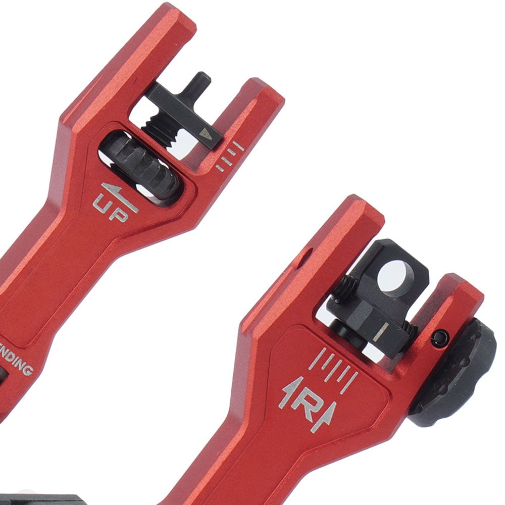 Składane przyrządy celownicze Strike Industries Sidewinder II BUIS Backup Iron Sights - Red
