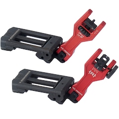 Składane przyrządy celownicze Strike Industries Sidewinder II BUIS Backup Iron Sights - Red