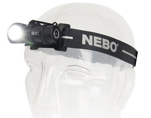 Latarka czołowa i kątowa NEBO Rebel NB6691 - 600 lumenów