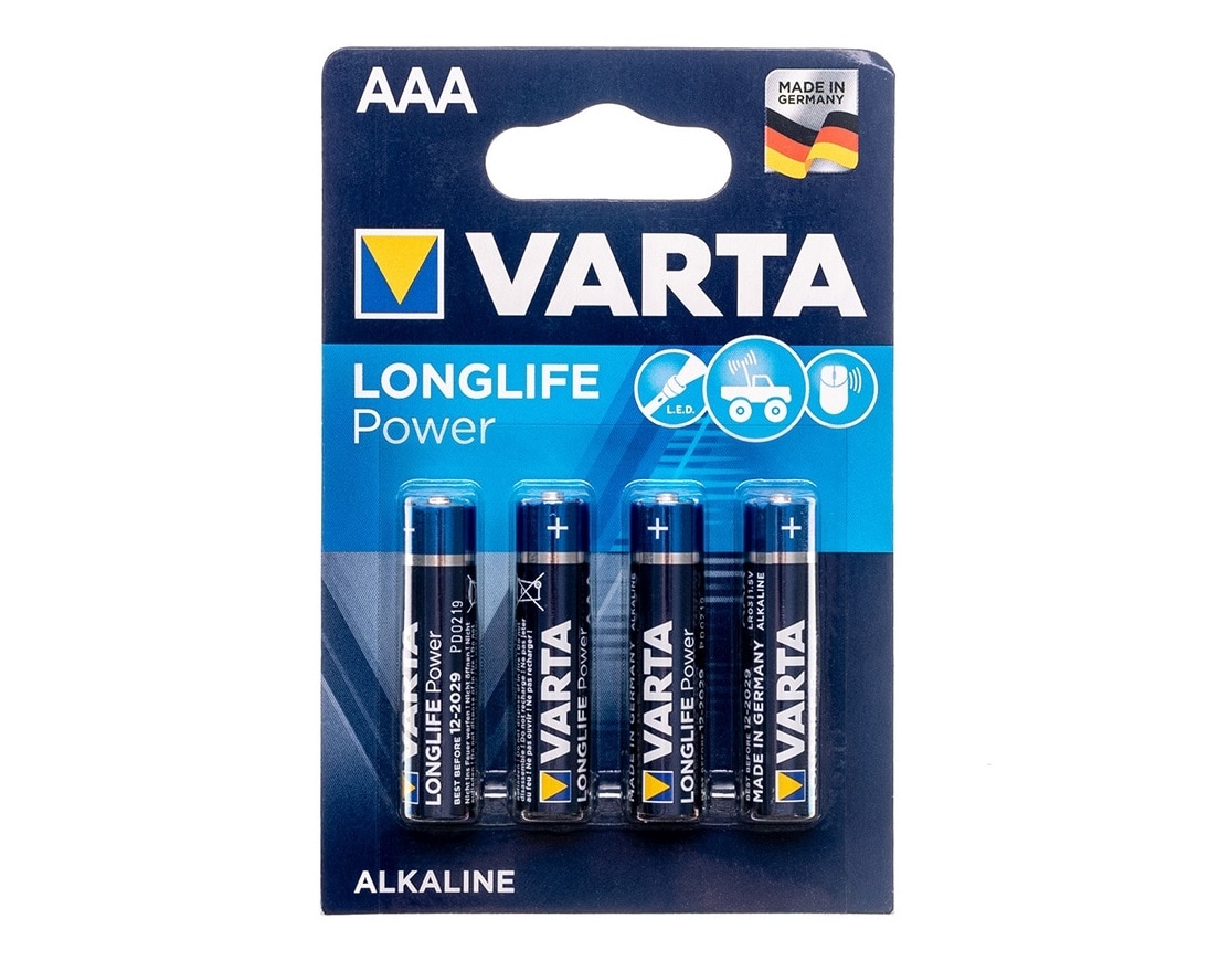 Батарейка Varta Longlife Power LR03 AAA - 4 шт.