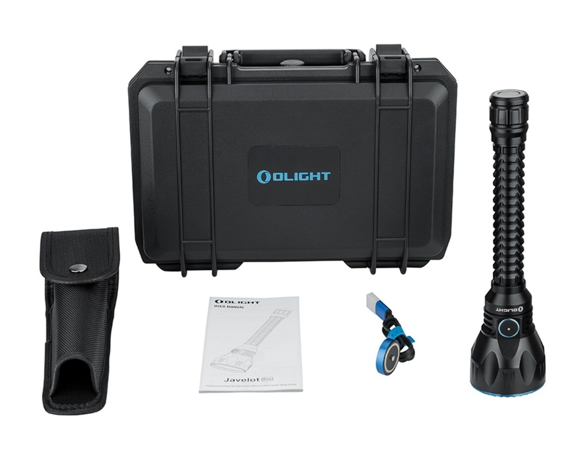 Latarka Olight Javelot Pro - 2100 lumenów, zasięg 1080m