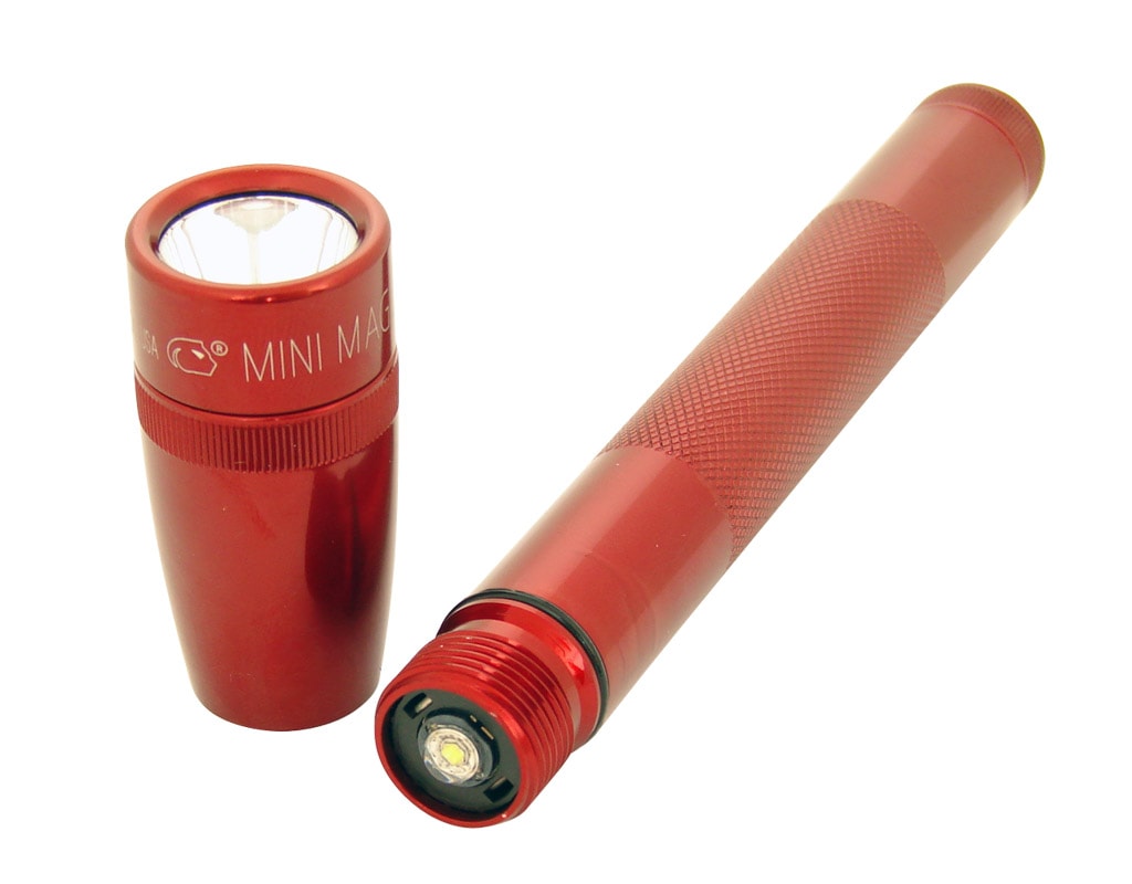 Latarka Maglite Mini LED 2xAA Czerwona - 68 lumenów