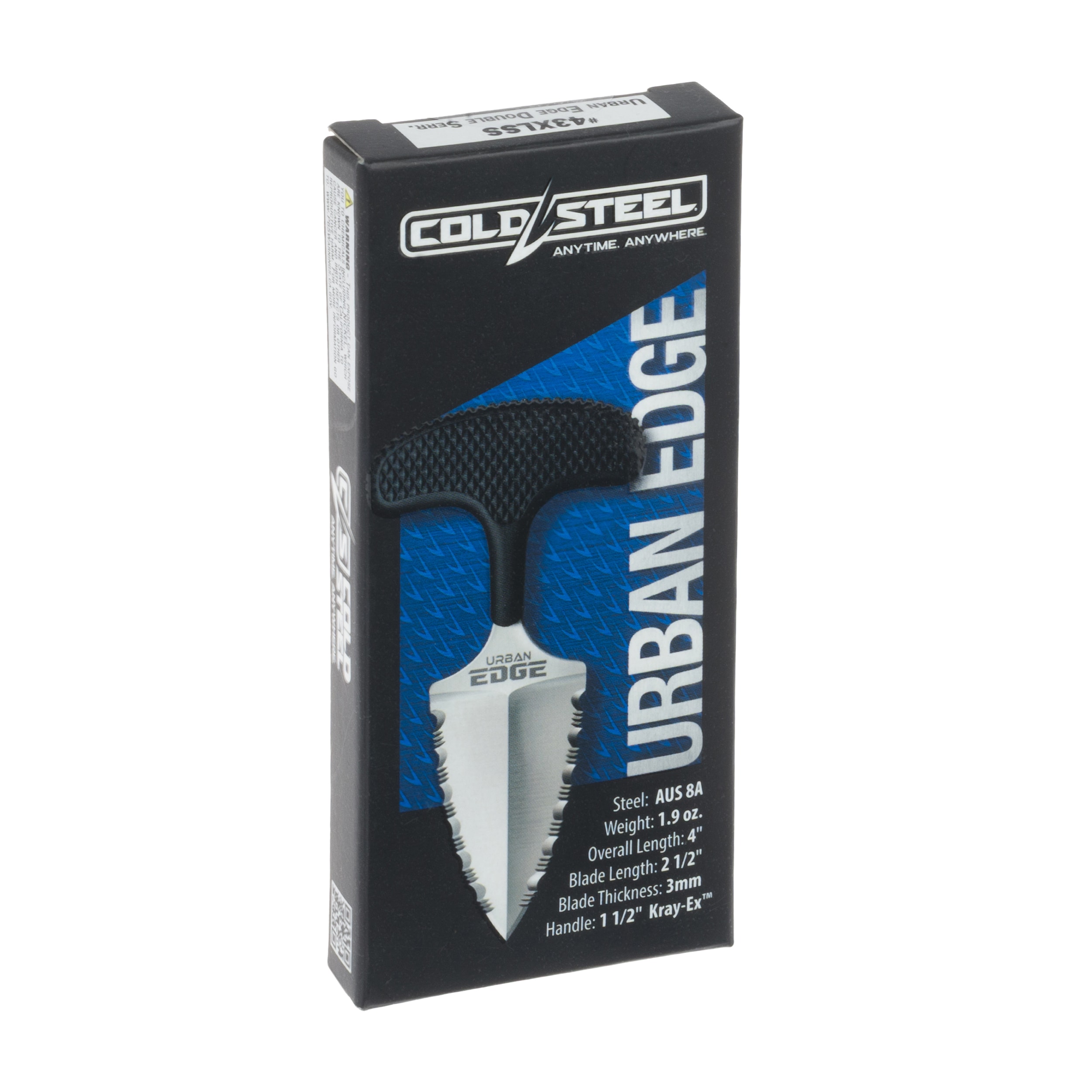 Ніж Cold Steel Urban Edge Double Serrated AUS-8A