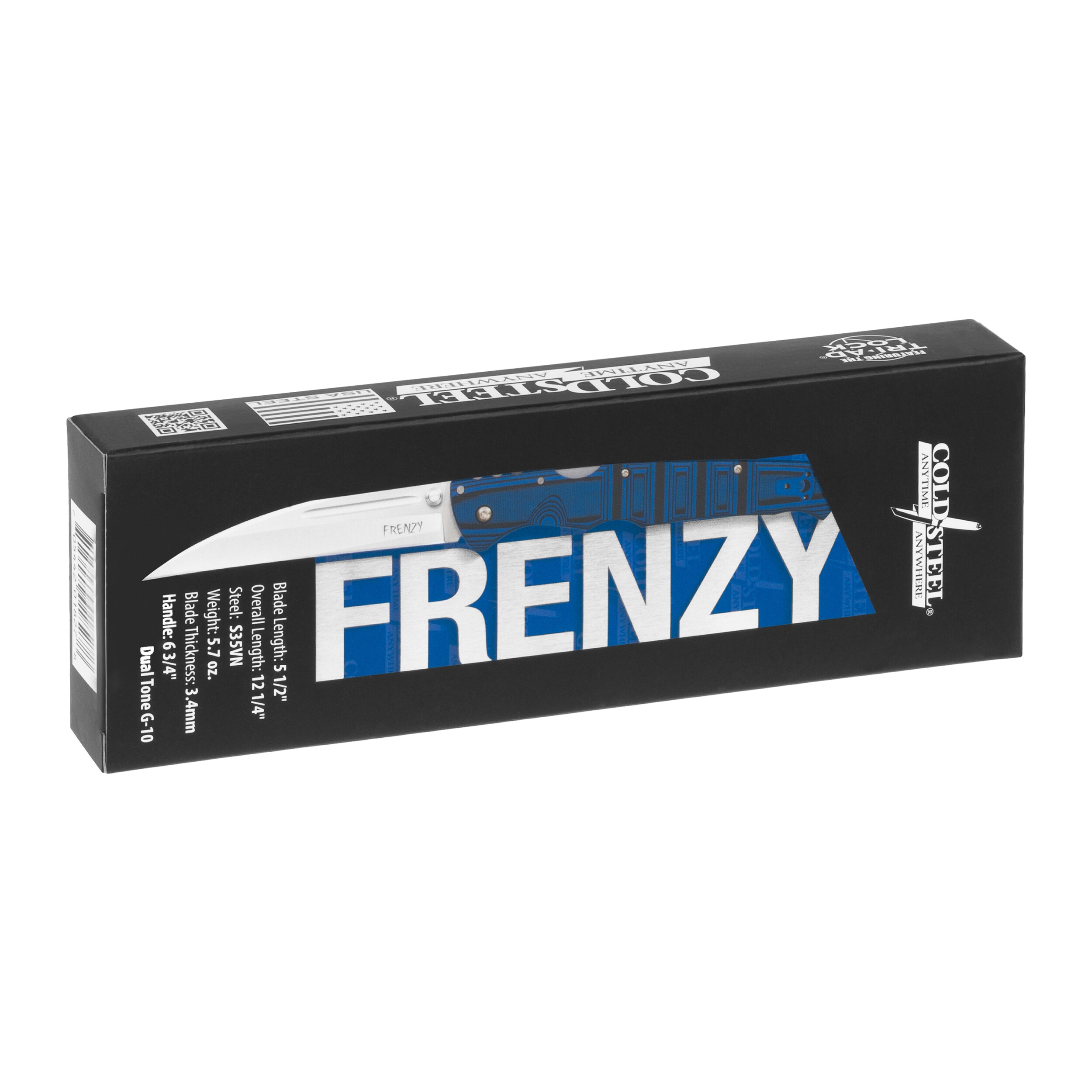 Nóż Cold Steel Frenzy II S35VN - Blue/Black