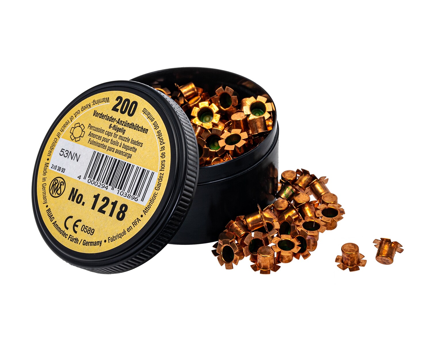 Kapiszony RWS No. 1218 Sharps 6 mm - 200 szt.