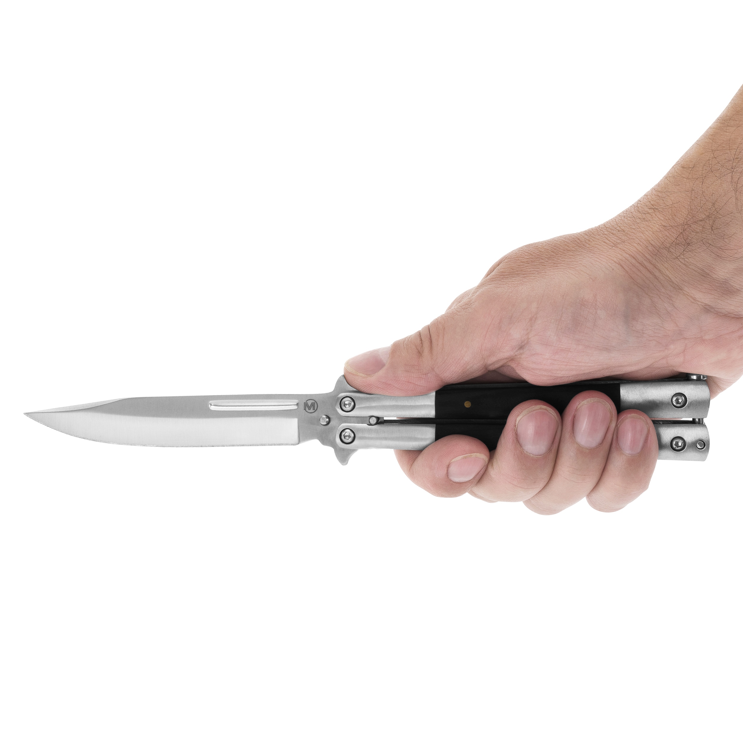Nóż składany motylek Boker Magnum Balisong Wood