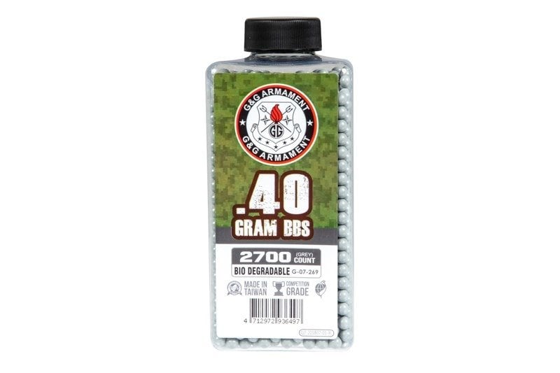 Kulki ASG biodegradowalne G&G Bio 0,40g 2700 szt. - szare