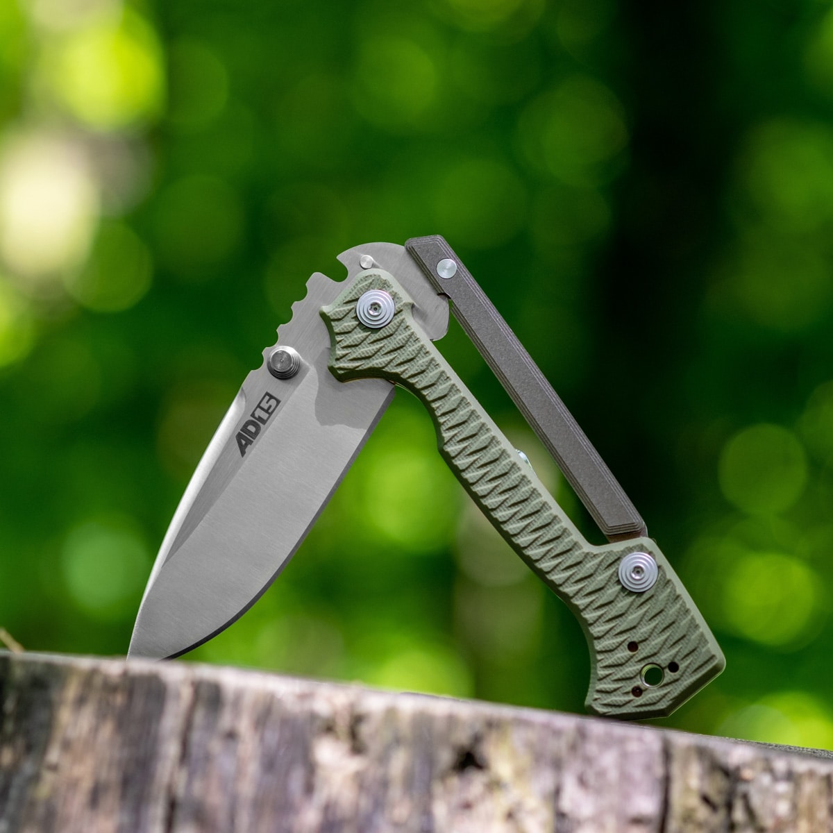 Nóż składany Cold Steel AD-15 S35VN - OD Green