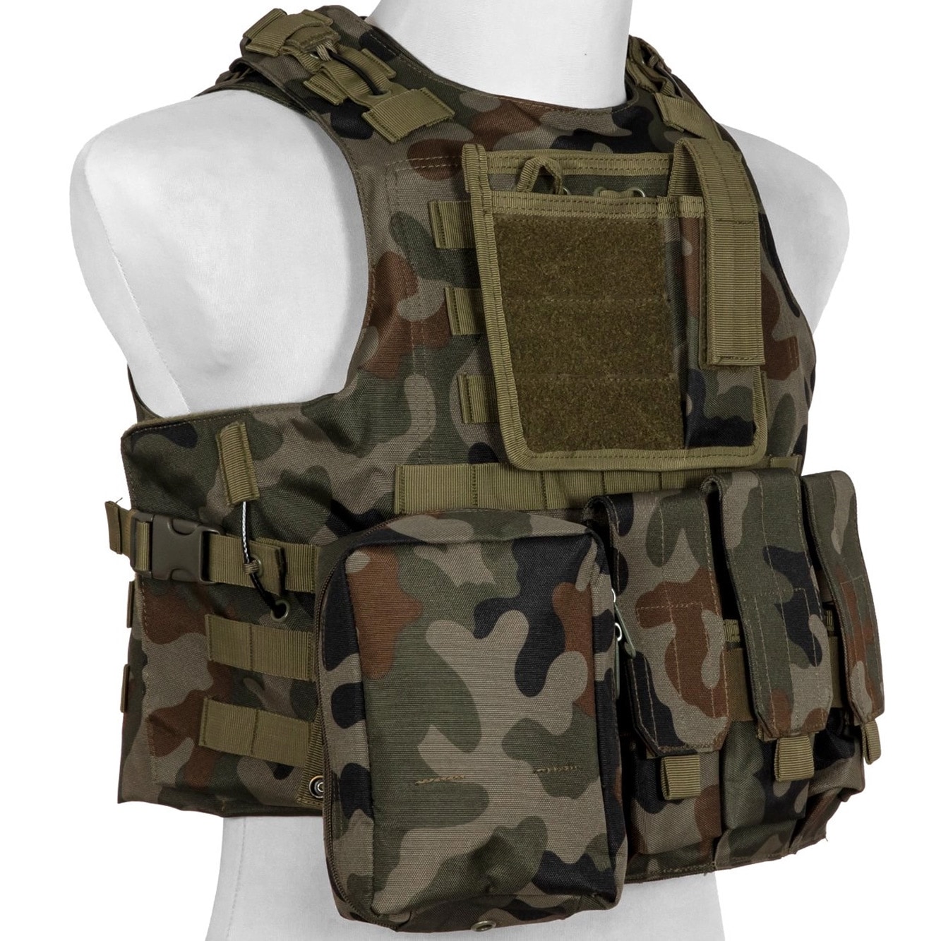 Kamizelka taktyczna GFC Tactical typu FSBE - wz.93 Pantera PL Woodland