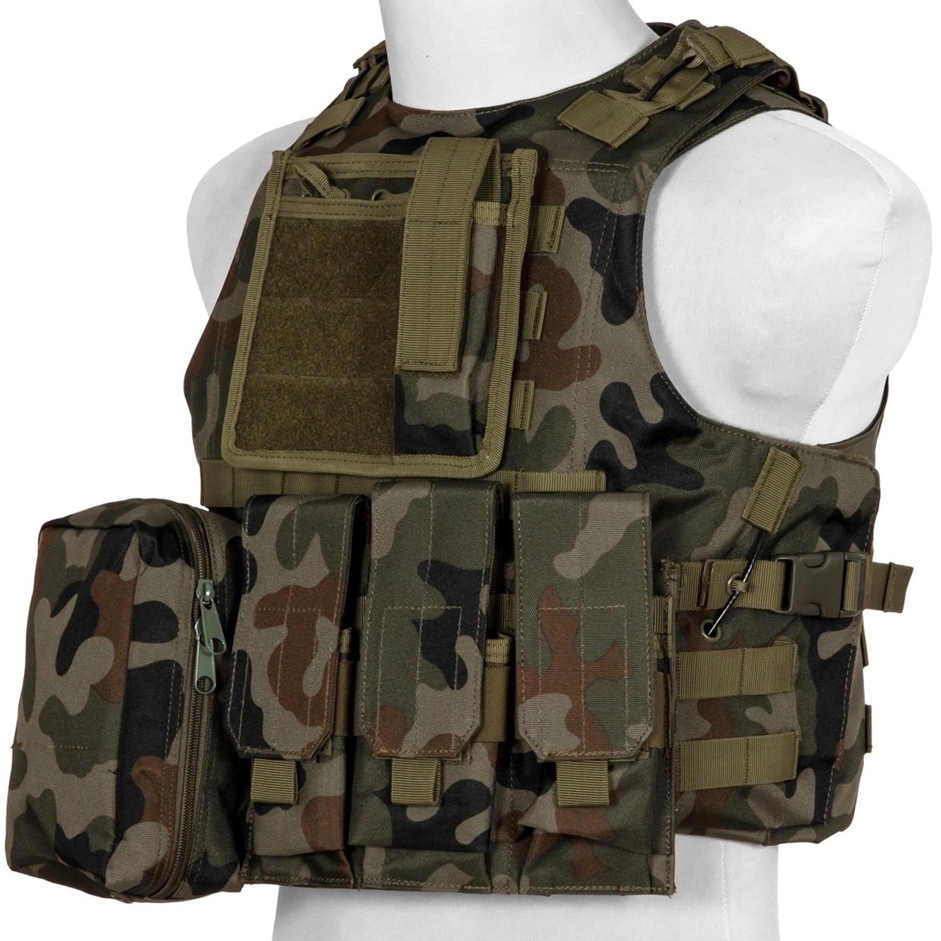 Kamizelka taktyczna GFC Tactical typu FSBE - wz.93 Pantera PL Woodland