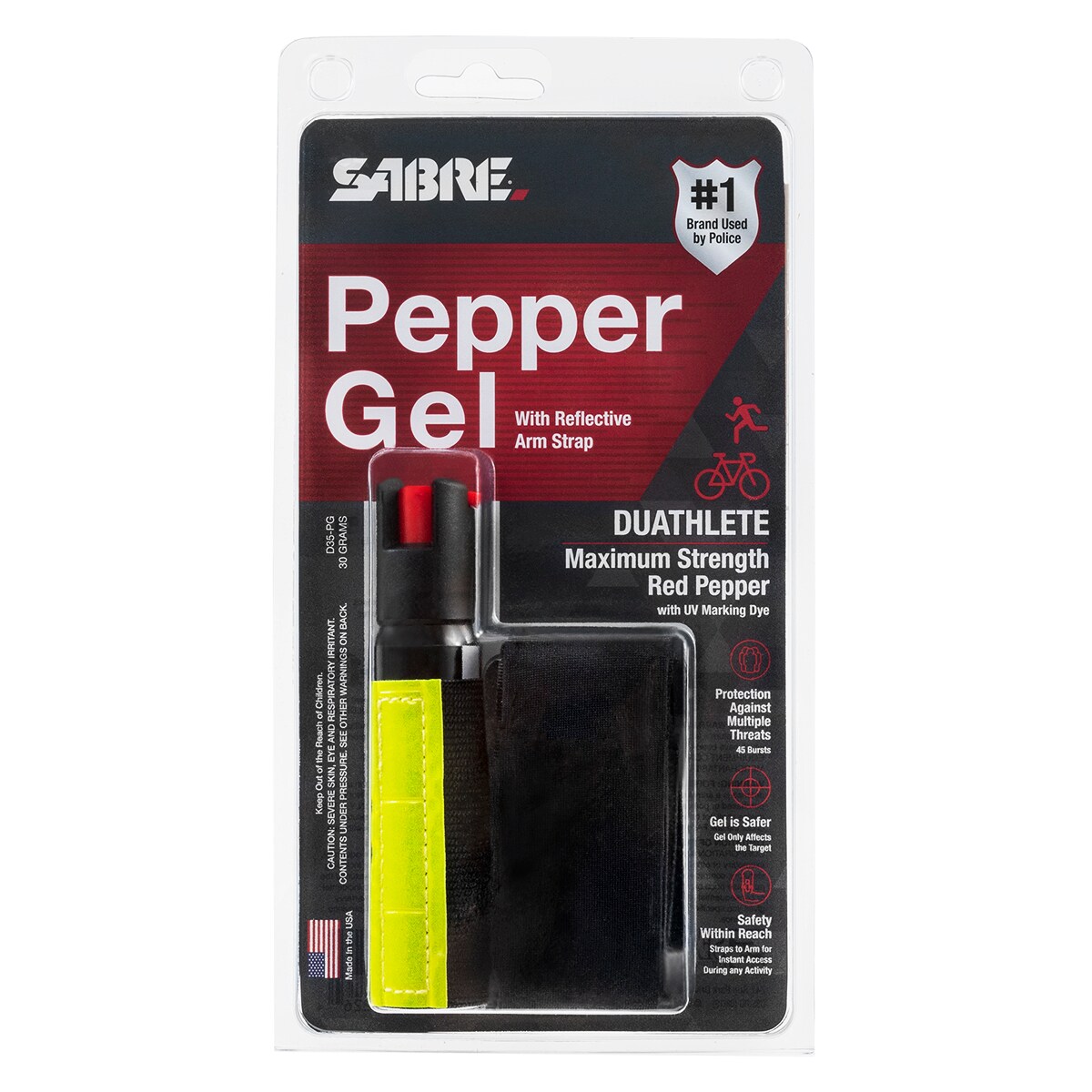 Gaz pieprzowy Sabre Red Duathlete - żel 37,5 ml