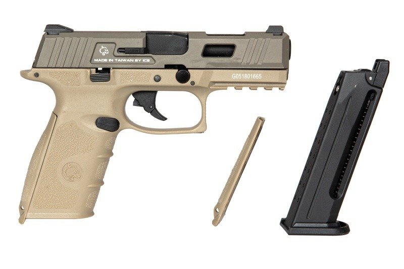 Pistolet GBB ICS BLE-XFG - Tan