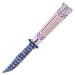 Складаний ніж Joker Rainbow Chakra Damascus Butterfly