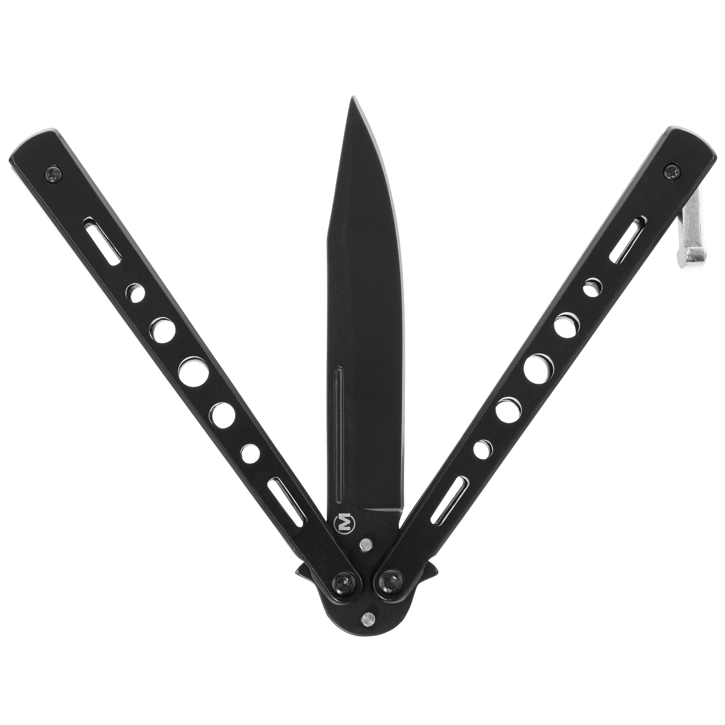 Boker Magnum Balisong Folding Knife All Black
