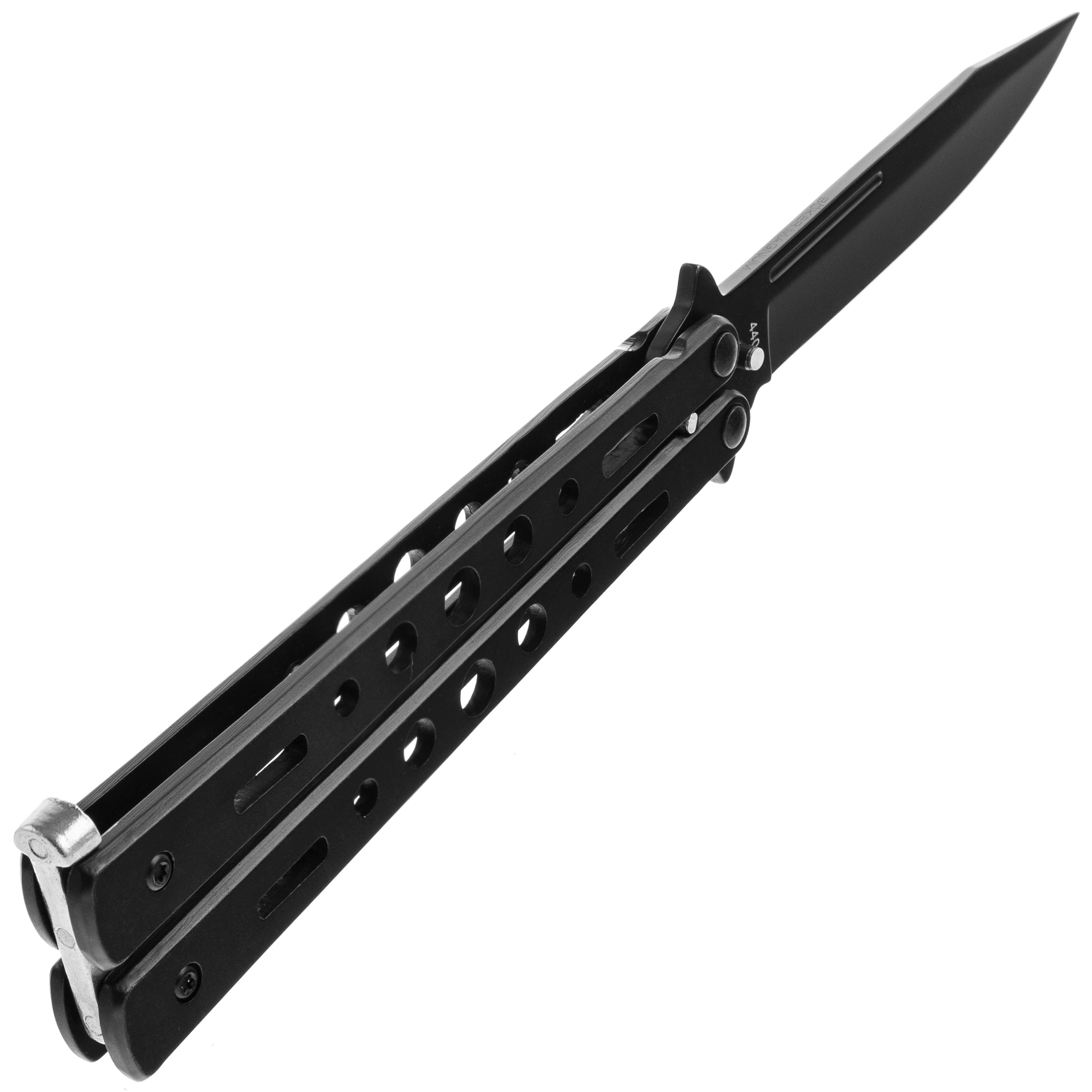 Boker Magnum Balisong Folding Knife All Black