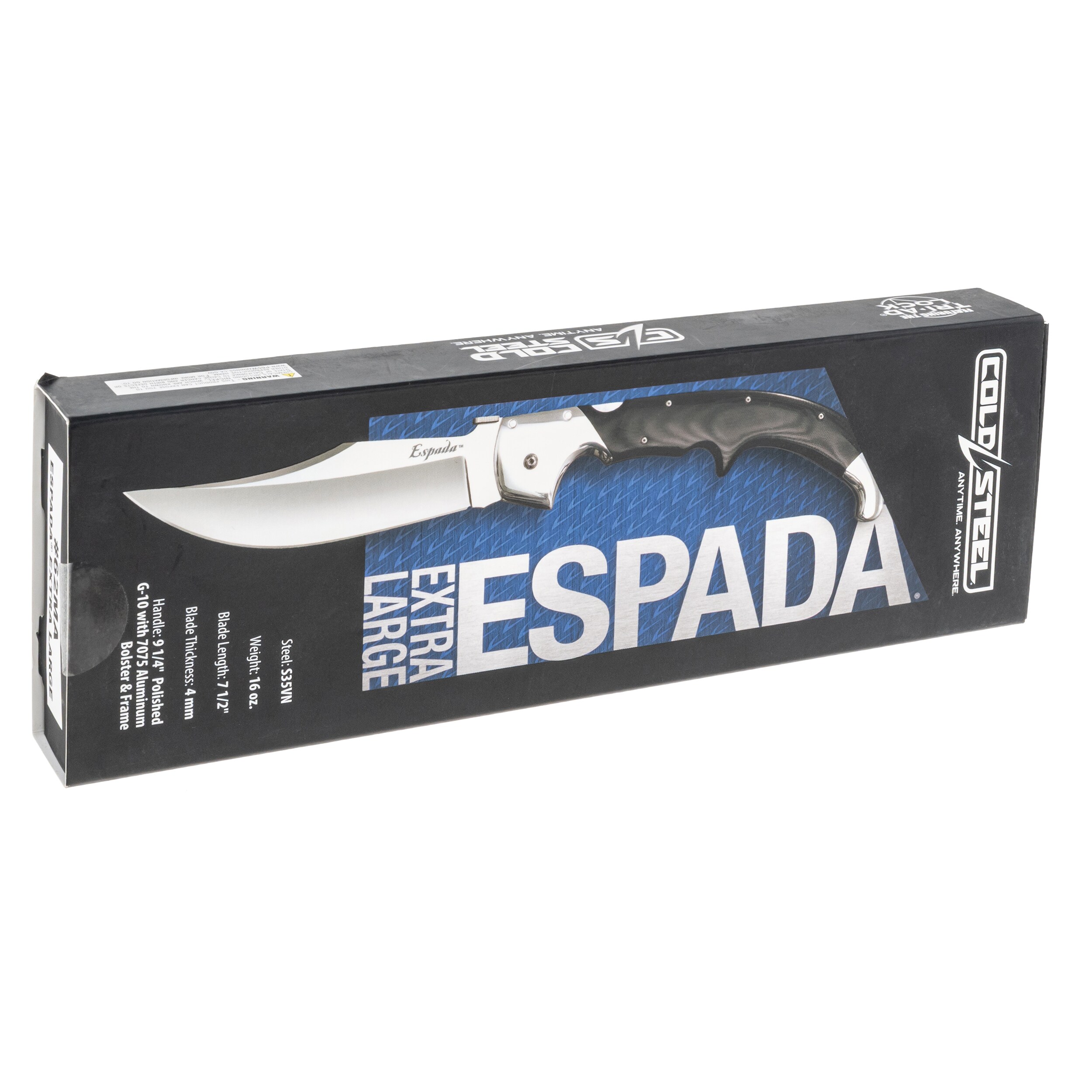 Складаний ніж Cold Steel Espada XL G10 S35VN - Black