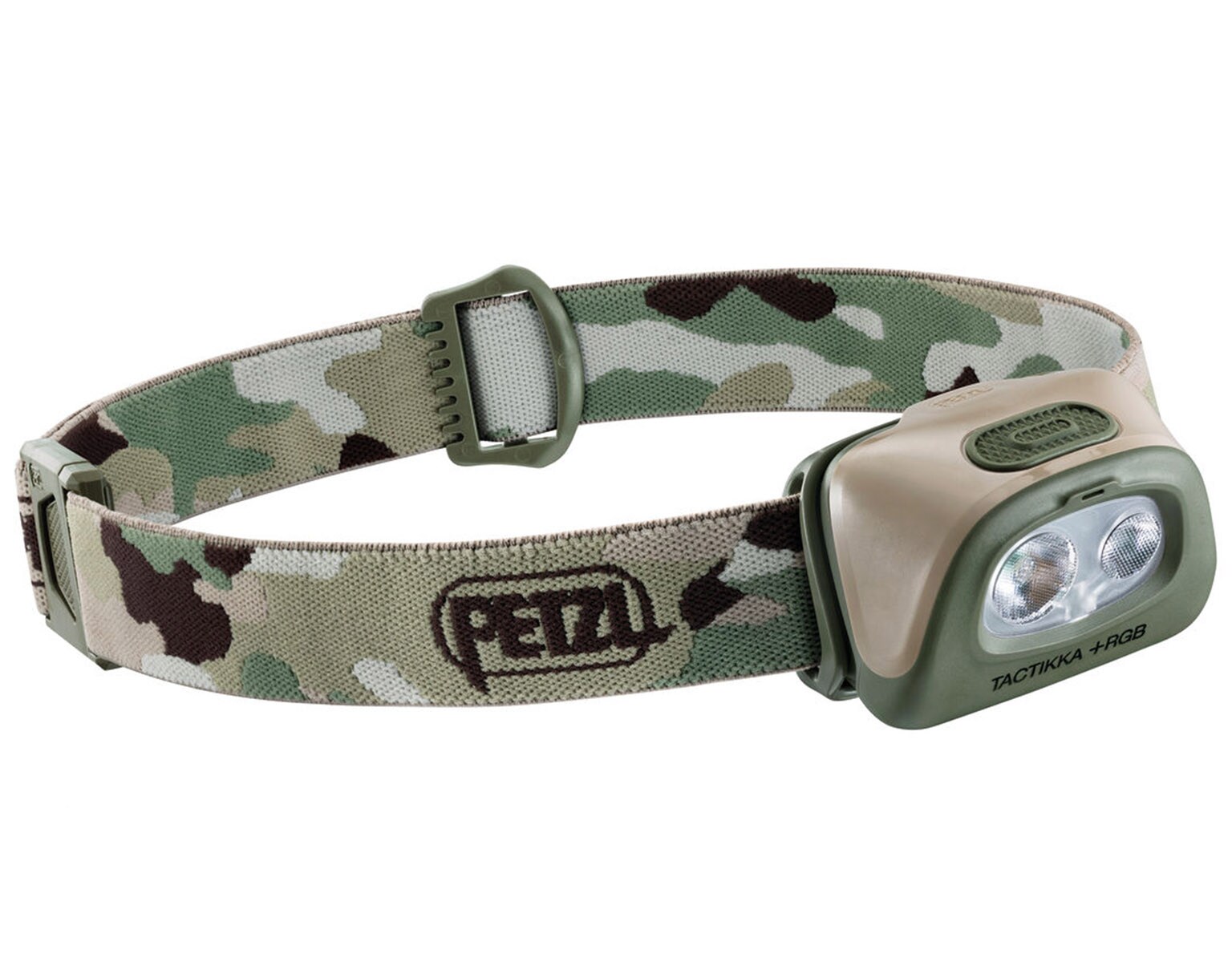 Latarka czołowa Petzl Tactikka +RGB Camo - 350 lumenów
