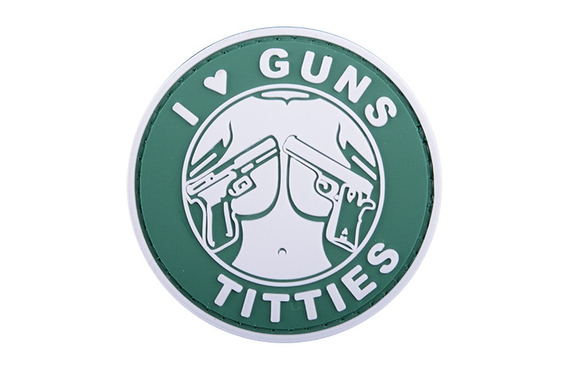 3D патч - I Love Guns Titty